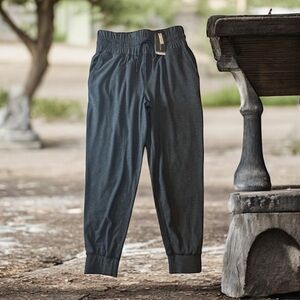 Active Factory Women's Jogger Pants M‎ Black Eco-Friendly Lounge NWT